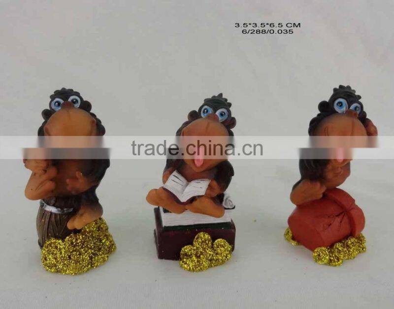 2016 Russia Resin monkey figurines wholesale