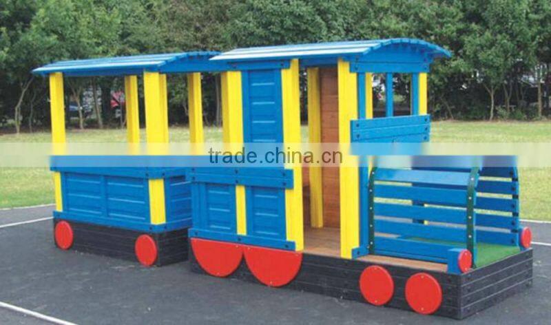 wooden train set CE, GS Certificated Outdoor Playground kids play SET Muiti play set