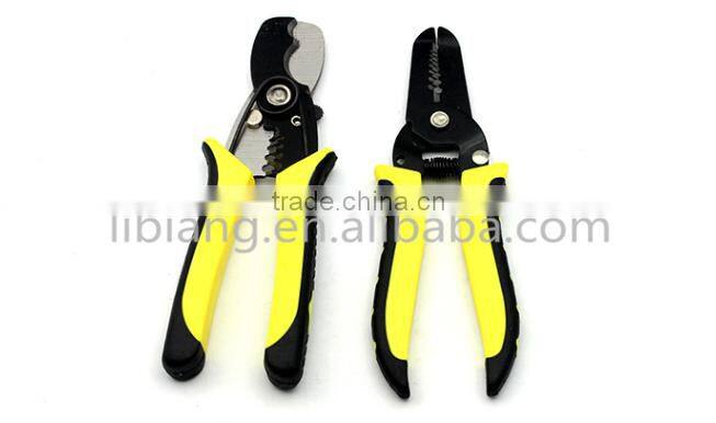 Long flat nose manual wire stripper,cutting pliers