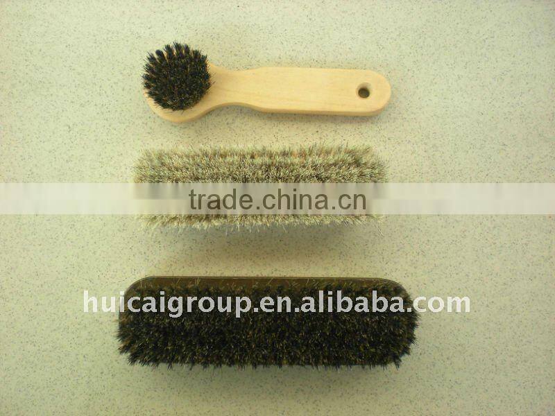 wooden shoe brush