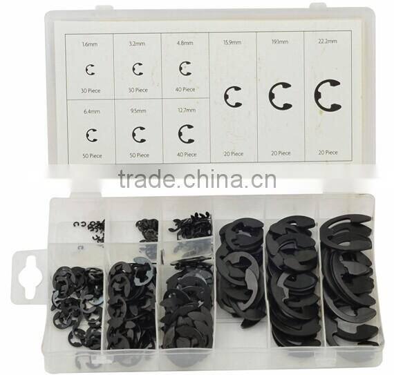 300 pc E-clip assortment hardware tools