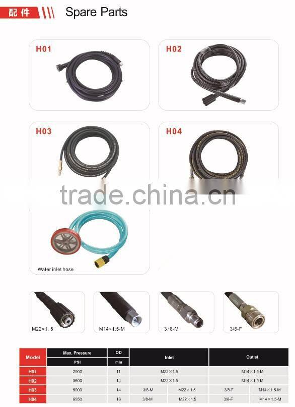 13HP 250Bar 3600PSI high pressure gasoline engine washer