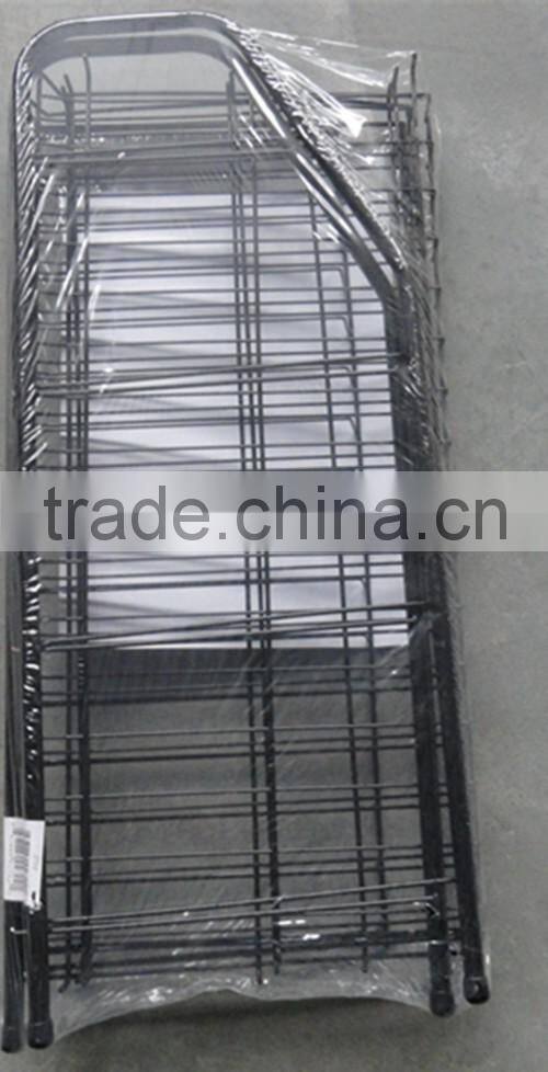 suitable for holding 16 pair shoes 4 tier steel tube black or whte wire shoe rack