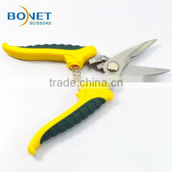 SGA0008 7-1/4" plastic handle garden plant scissors