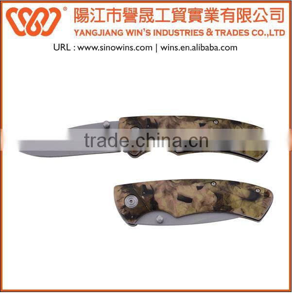 A21-S17 Assisted Opening Folding Pocket Knife with Plastic Handle