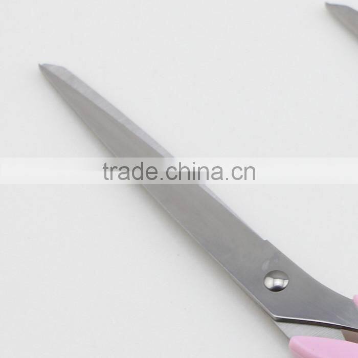 Pink Handle Stainless Steel Blade Scissors with Two Sizes
