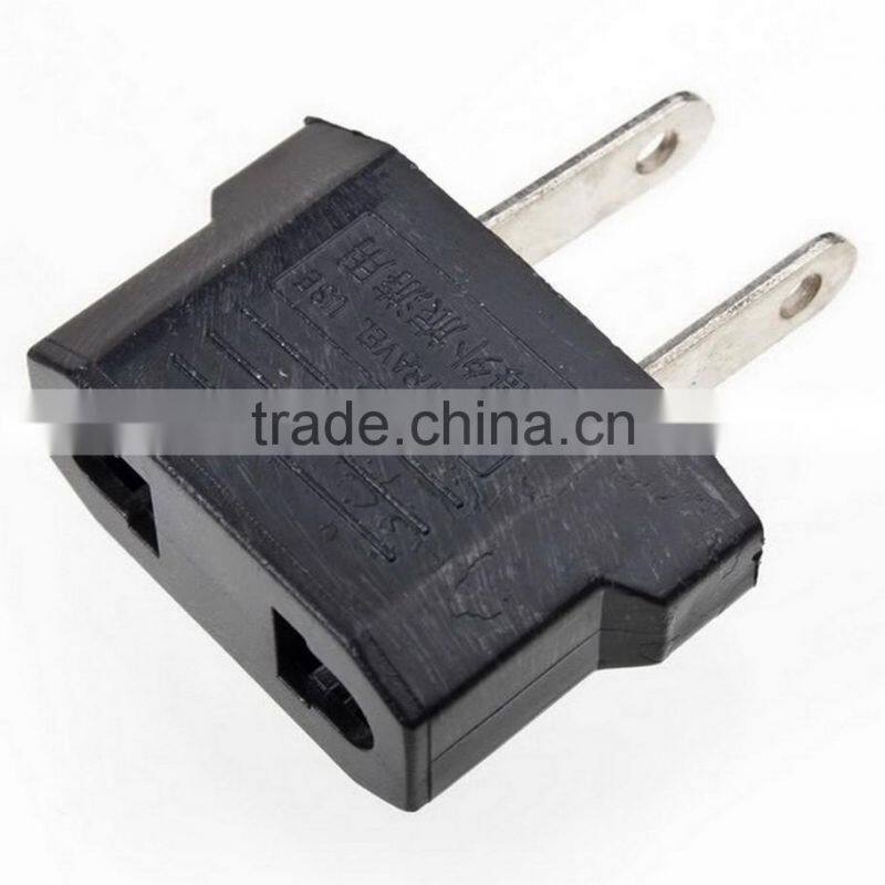 Universal Travel Power Plug Adapter EU EURO to US USA Adaptor Converter AC Power Plug Adaptor Connector