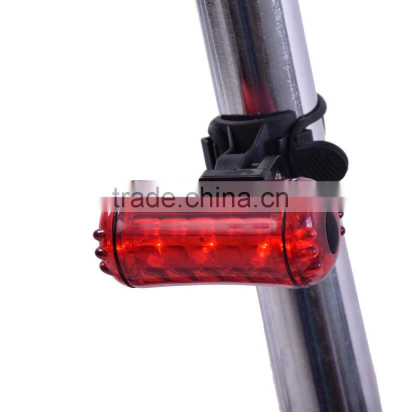 Bicycle Bike 3 LED Red Rear Tail Light Safety Warming Flashing Lamps