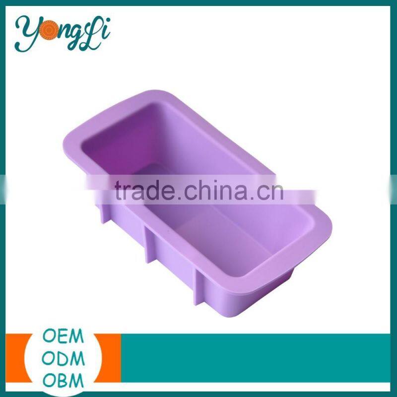 Handmade Silicone Washer Safe Rectangle Loaf Shape Cake Pan