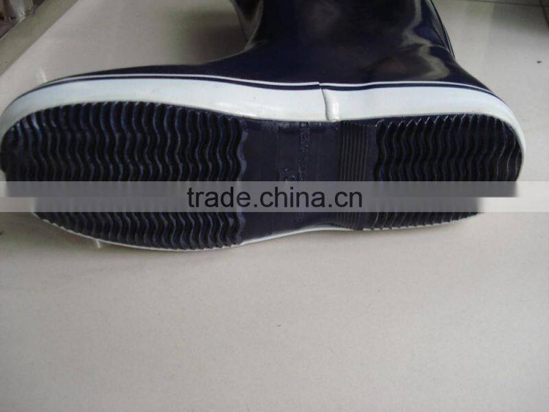 rubber rain boots flat sole outdoor eco-friendly rain boots