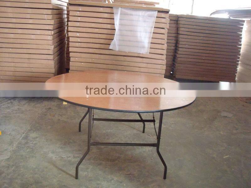 hot sale Wood folding table for banquet rental