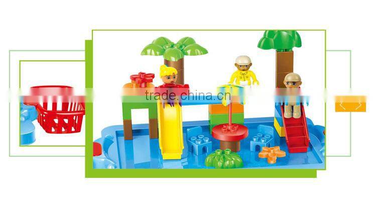 Hot sale intelligent plastic toys folding jigsaw puzzle table