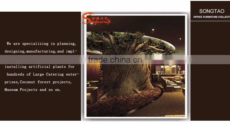 factory sale artificial banyan tree of ficus tree with green ficus leaf tree artificial plants of leaves