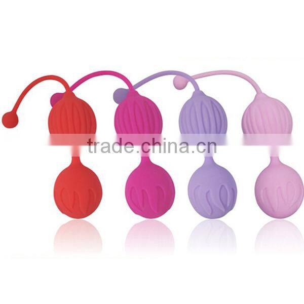 Medical Grade Germany Wacker Pink Silicone vagina massager ball for females