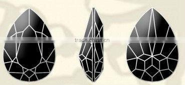 wholesale crystal point back loose jewelry stone