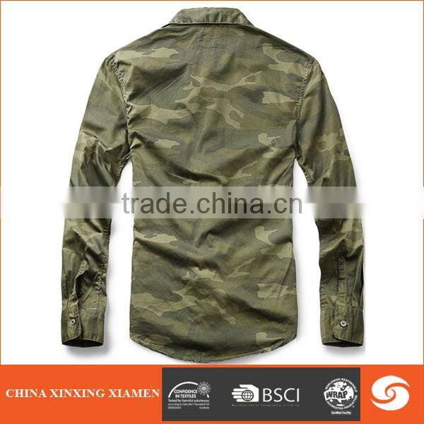 Hot sale Fashion Long Sleeves Men Causal Shirt for Spring