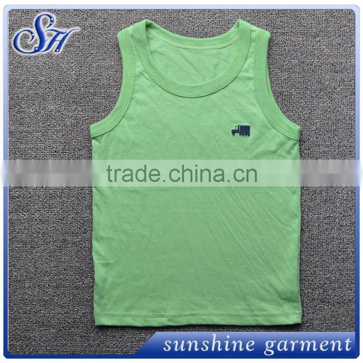 YS0153 Hot Sale Color stripe Plastic Kids T-shirt