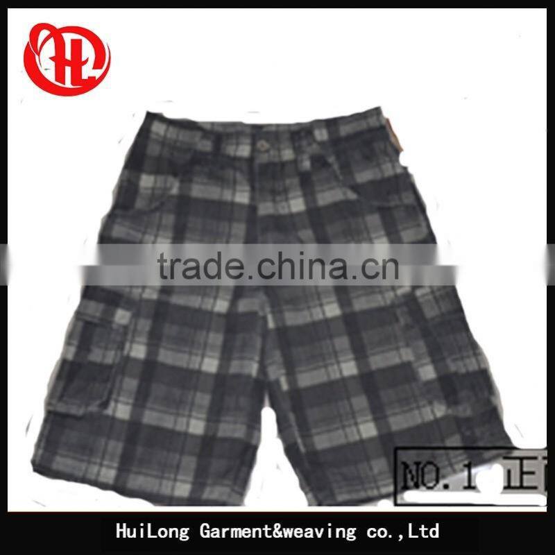 short pants cheap trousers bulk wholesale cargo mens plaid shorts