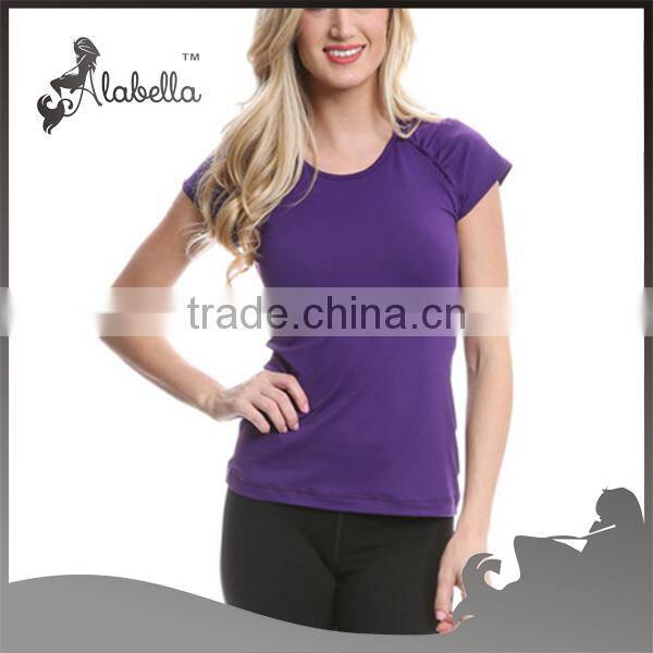 China wholesale woman workout shirt for yoga and sports