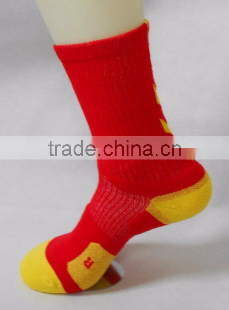 wholesale high quality custom dri fit elite basketball socks