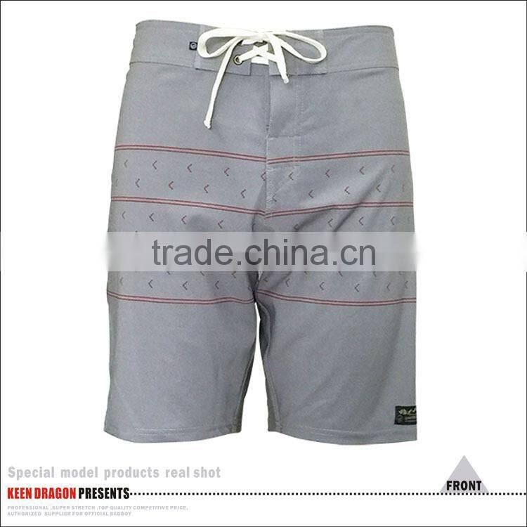 4-way stretch fabric sportswear sublimation print custom beach shorts