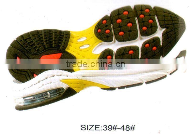 2013 Hot sale rubber shoes sole for shoes new mans EVA shoe sole