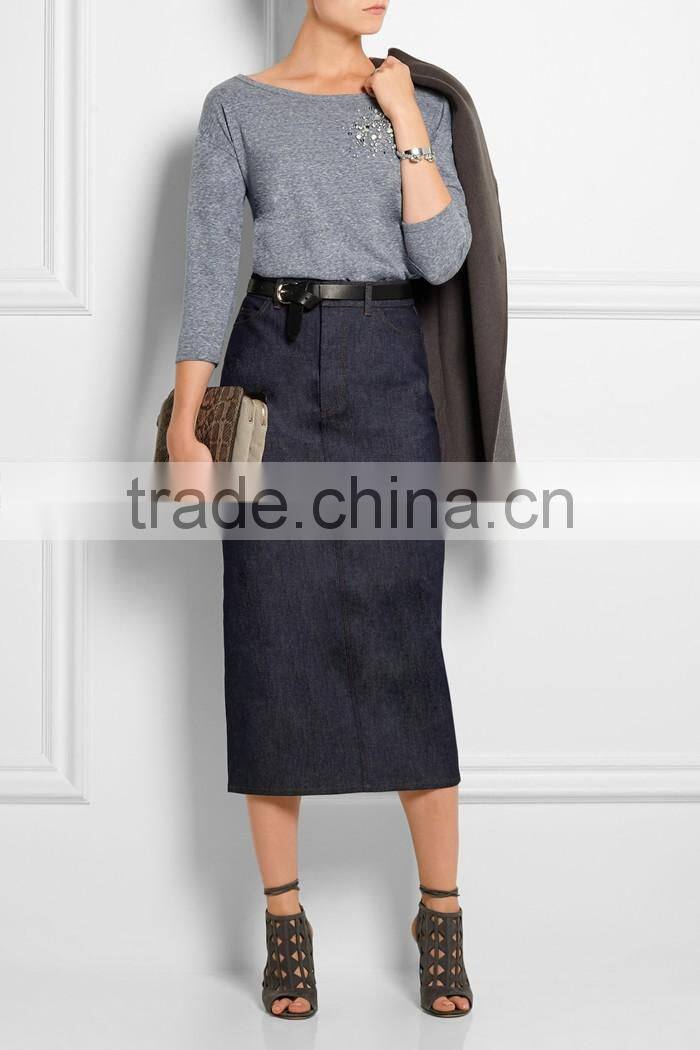 Women cotton 3/4 sleeve t shirt wholesale