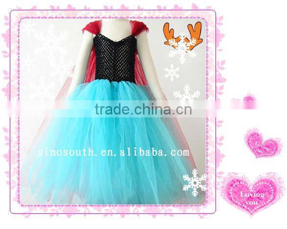 frozen princess elsa tutu dress children costume