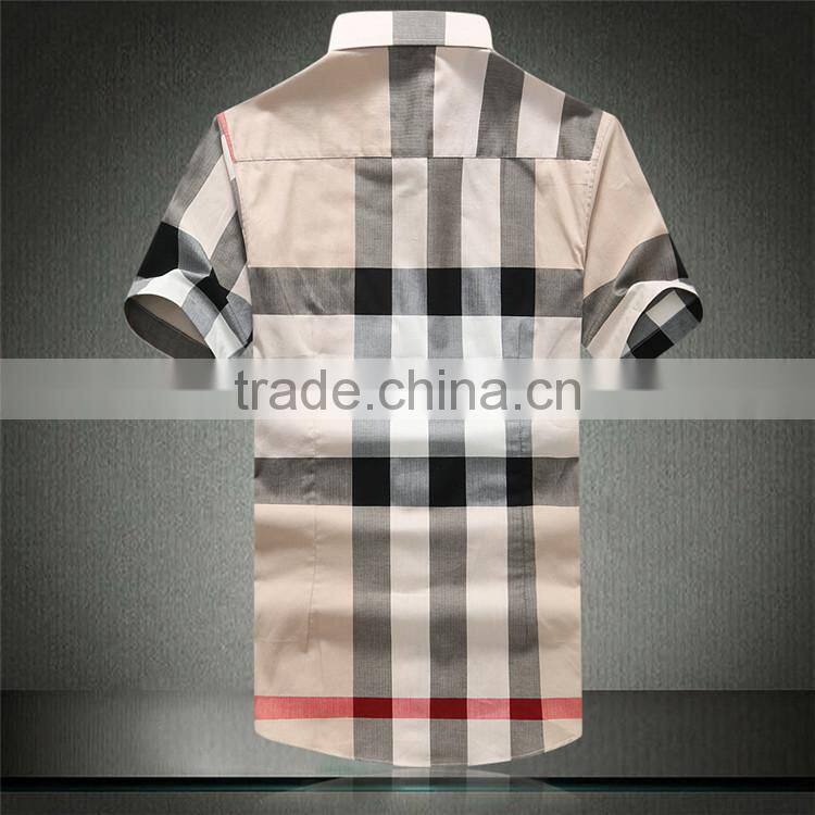 2015 100%cotton Customized feather Embroidered slim fit men dress shirt collar band