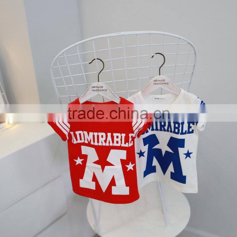 wholesale kids t shirt printing with cotton children t shirt