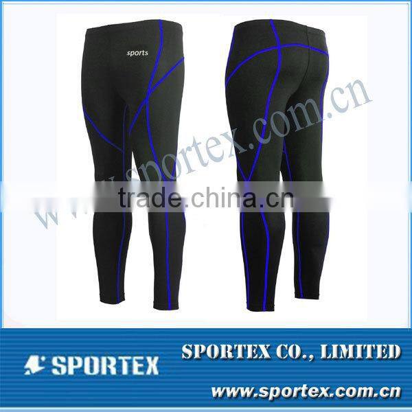 2016 OEM men's polyester spandex running tights, running pant, running leggings #RW0428