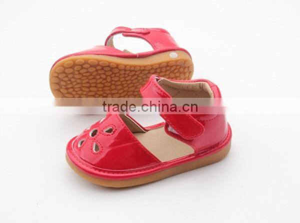 2017 Spring and Summer Children Shoes Silver Glitter Squeaky Shoes