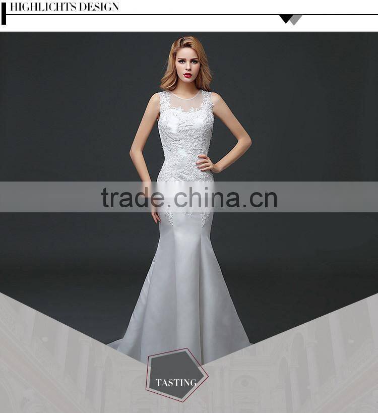 Newest design Chinese Fishtail Mermaid Wedding Dress Fishtail Evening dress