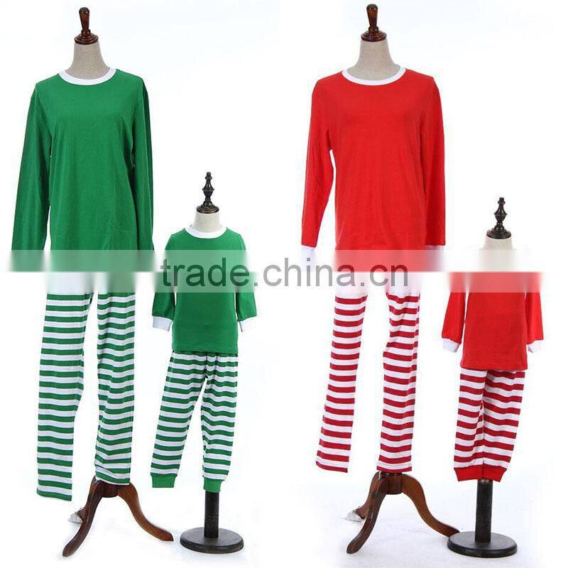 Wholesale Personalized Christmas Striped Pajamas