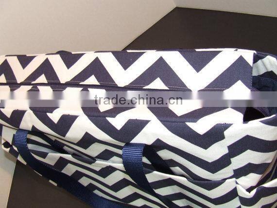 Fashion Monogrammed Big Stripe Tote Bag