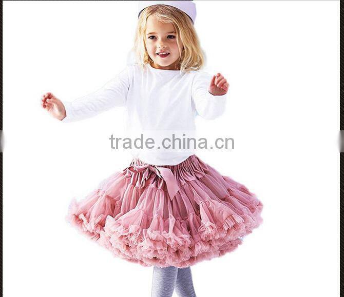 Best-selling baby skirt chiffon table skirt newborn ruffled table skirt girls super fluffy pettiskirt