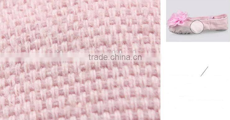 softy comfortable professional canvas faric children's ballet dance shoes