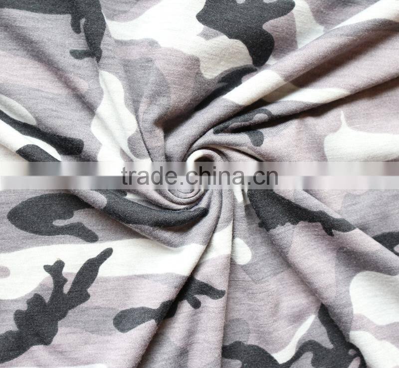 Women's hollow-out deep V-neck long sleeve camo t shirt