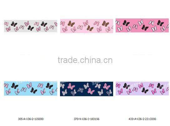 hi-ana ribbon 199 Butterfly Print Ribbon Animal Print Ribbon Printed Grosgrain Ribbon