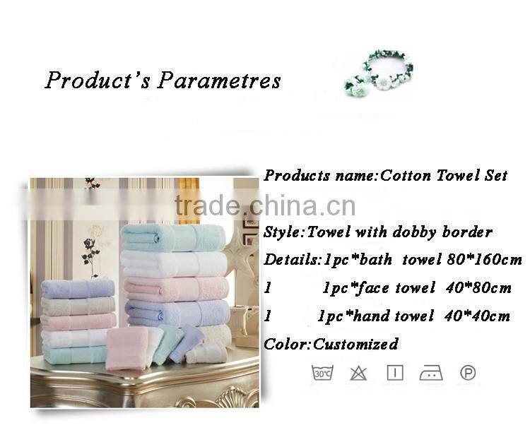 Super absorbant customized cotton wet towel for bathroom