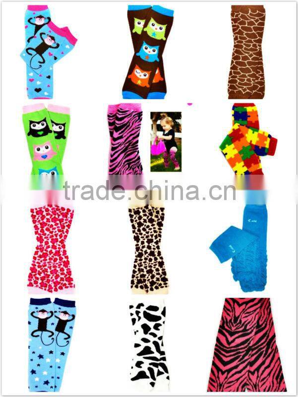 2014 baby leg warmers colorful dot pattern comfortable to baby skin
