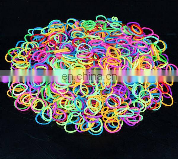2014 Hot Selling DIY Colourfull cheap rainbow rubber bands RL-0002