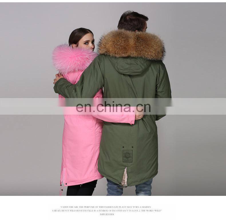 New Collection Ladies Winter Coats And Men long parka plus size for couple lover