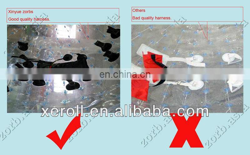 Good selling roll down from hill harness zorb ball