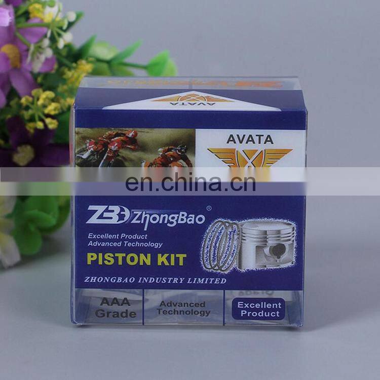 wholesale custom PVC packing box printing, PP plastic box, transparent storage box for motorcycle piston kit