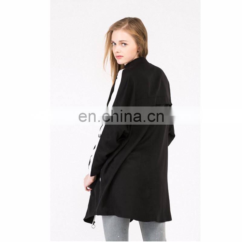 OEM service fashion plus size outwear women casual coat