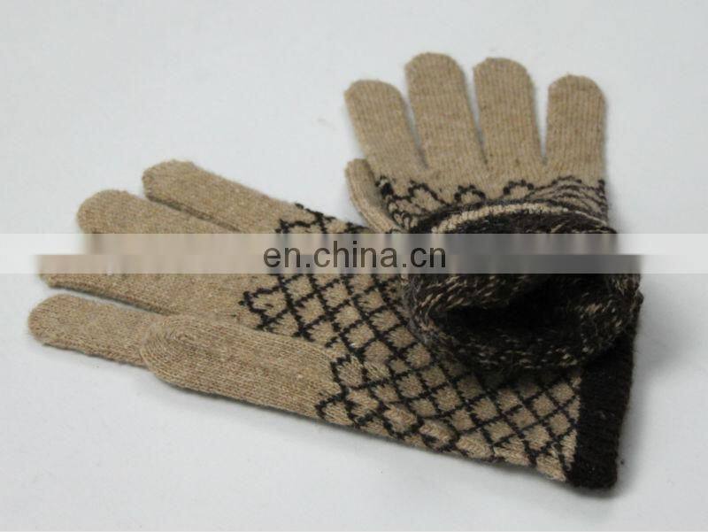 2013 winter thick warm glove Korean rabbit gloves fashion hand gloves (JDG-001 col.01#)