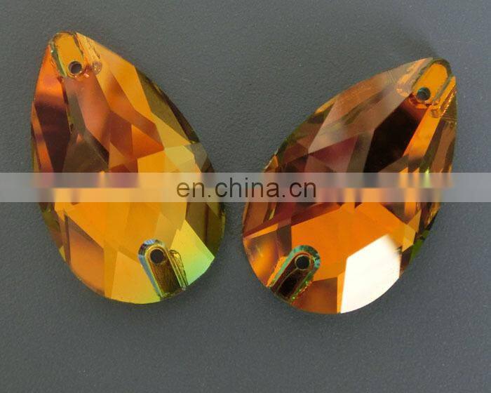 China wholesale sapphire sew on crystal beads elegant crystal stone