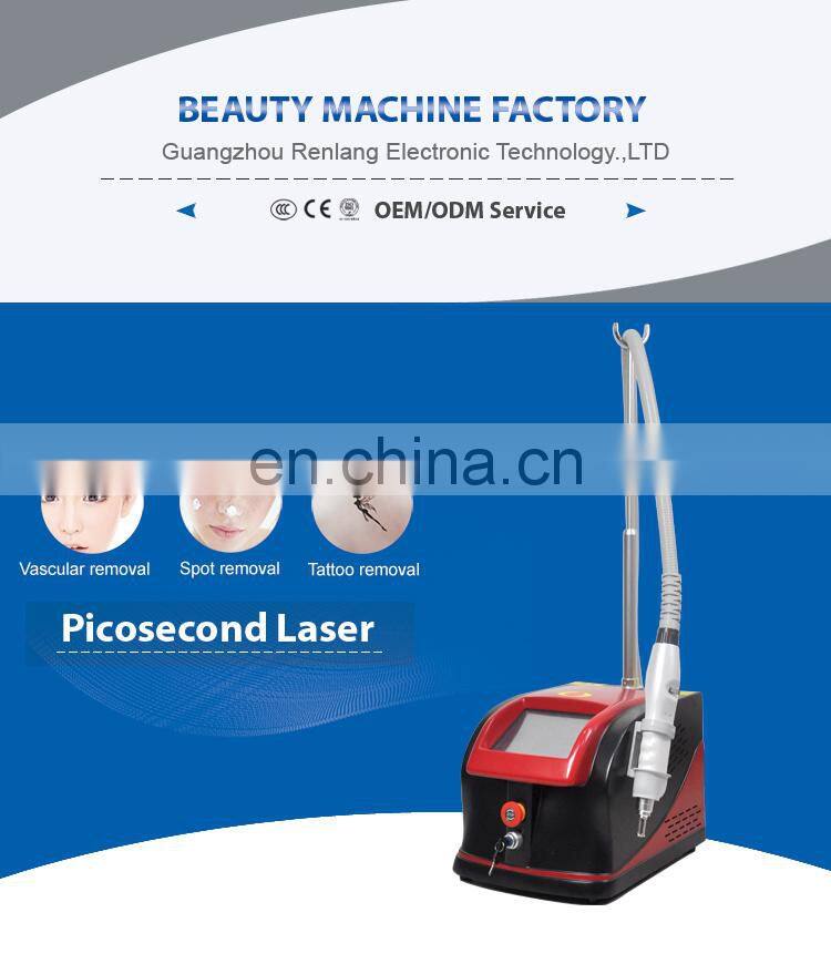 2019 Hot Nd Yag carbon facial laser picosecond tattoo removal machine