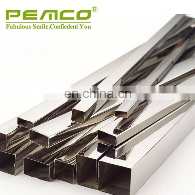 Factory Supply AISI decorative sus304 weld stainless steel square tube